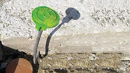 Kennzeichnung für Anschlussfahnen