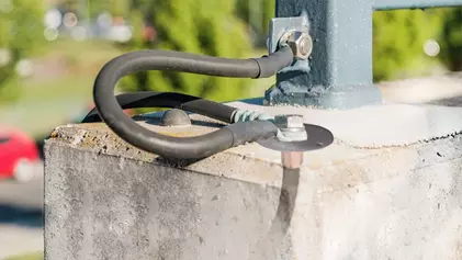 Erdungsmaterial für Bahntechnik