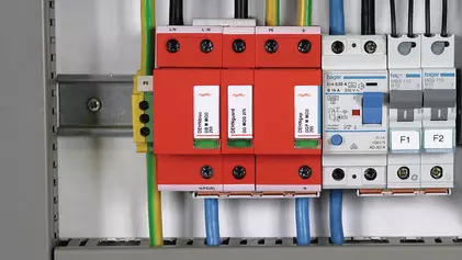 N–PE–Blitzstrom – Ableiter