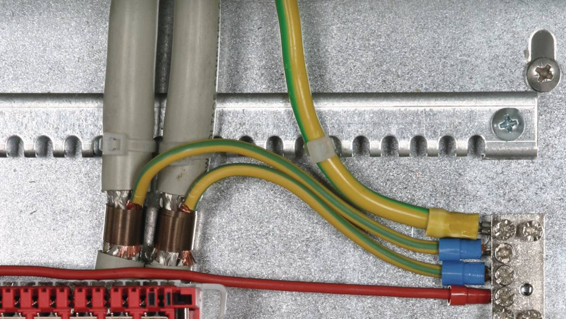 Shield Connection for Cables