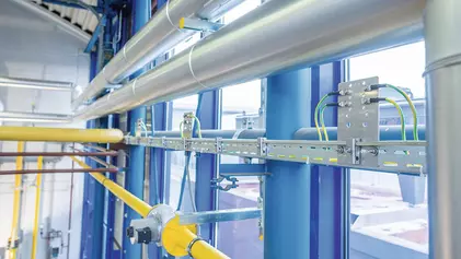 Potentialausgleich an Kabeltragsystemen für Ex-Bereiche Zone 2/22