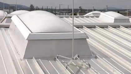 Fangstangen für Metalldächer