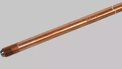 Copper-bonded earth rods