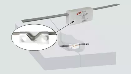 Dehnungsband für Fundamenterder