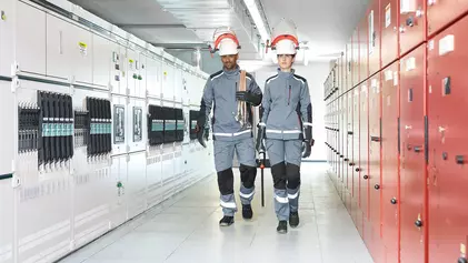 Arbeiten nach den fünf Sicherheitsregeln