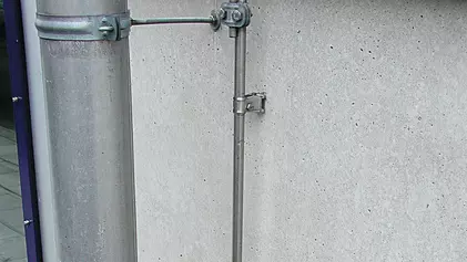 Stangenhalter mit Kralle