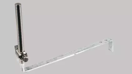 Stangenhalter für Satteldächer