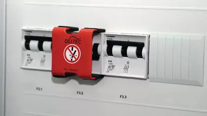 Gegen Wiedereinschalten sichern