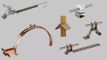 Satteldach – Dachleitungshalter