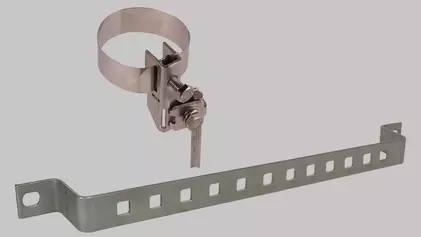 Montageset mit Direktklemmung von Rundmaterial