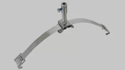 Halter für Fangeinrichtung auf Firstziegel und Gratsteinen