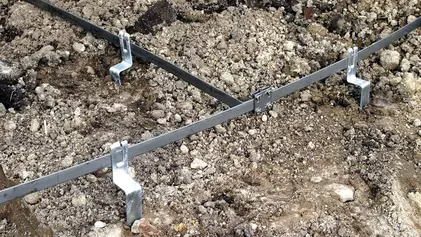 Bauteile für Fundamenterder