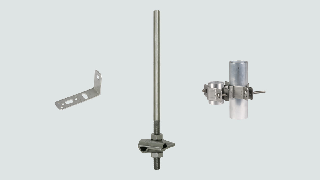 Accessories for isolated lightning protection